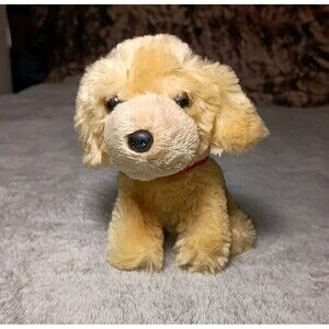 Justice Pet Shop Gund Penny Golden Retriever Puppy Dog Mini 4” Plush Stuffed Toy